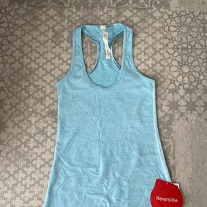 Lululemon size 2 cool racerback tank, beautiful blue!